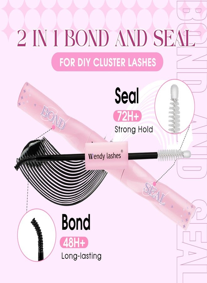 WENDY LASHES Wendy Lash Clusters Kit Packs: 980-Pcs, 60D, 80D, 80D, 100D, D Curl, 10-18mm Mixed, Cat Eye, Soft, Natural, Fluffy, DIY Eyelash, Individual, Eye lash clusters, Bulk Pack - Image 5